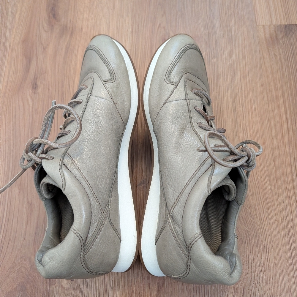 Coach Raeann Soft Vintage Leather Sneaker Women’s Size 8B Slate Gray Brown - Picture 7 of 8